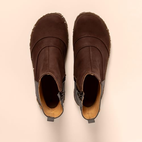 El Naturalista Para Mujer. 2545011EO005_0MU Botines De Piel N5450 MarróN (40), Plano, Cremallera, Casual - 4