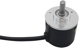 BRT38 Hall Absolute Encoder Solid Shaft Micro Rotating Magnetic Single Coil for Angle Encoder 38 mm Diameter (SSI 5V, 10bit)