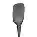 Tovolo Flex-Core All Silicone Spatula, Tapered Edge, Ergonomic Handle, Heat Resistant, Charcoal