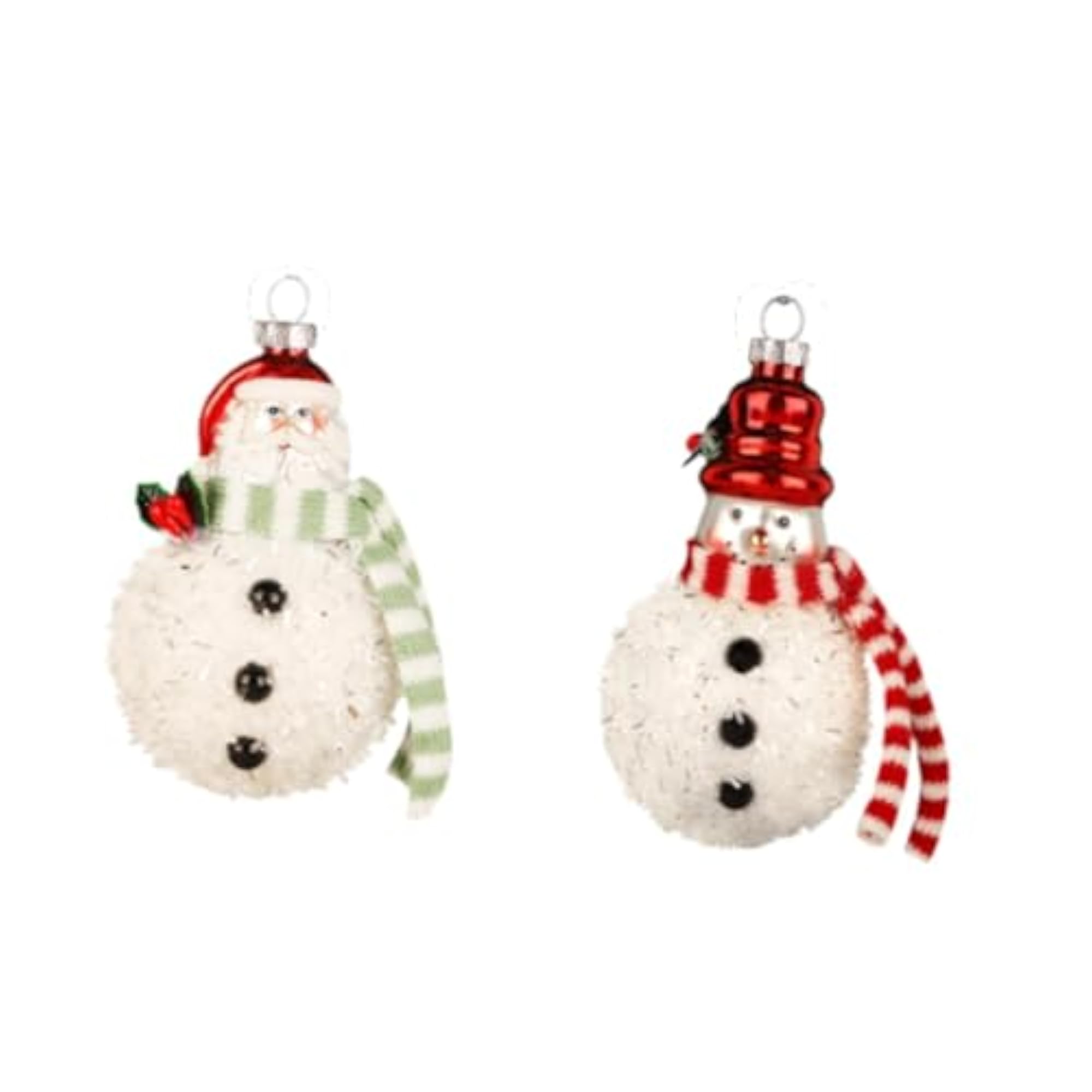 2 Pieces Snowman Pendants Christmas Ornaments for Living Room