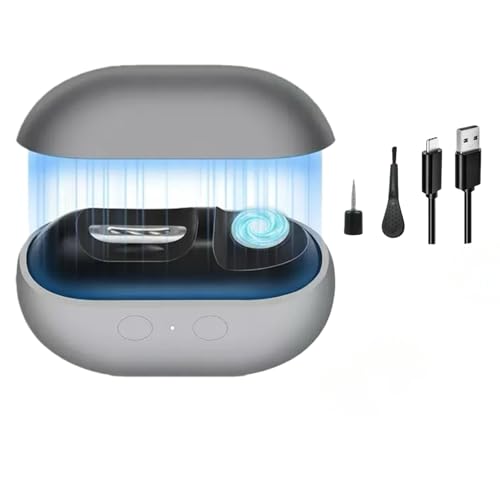 Nail File Electric-2026 Electric Nail Clippers for Seniors, Toe Nail Clippers for Thick Nails with LED Light, Painless Toenail Trimmer for Thick Nails, Arthritis, Low Vision (Grey)