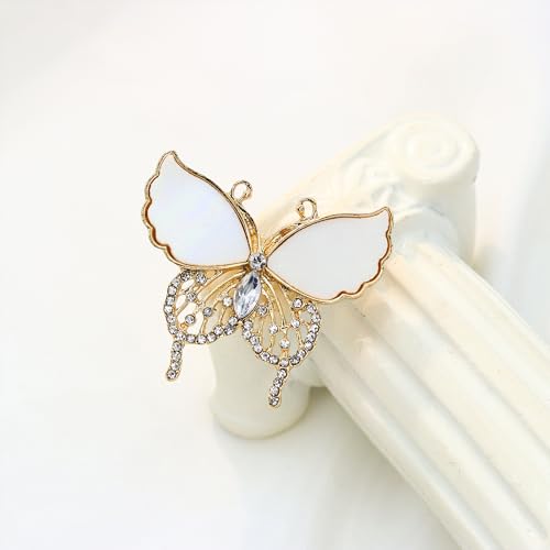 Image of Butterfly Brooch for Women, Insect Butterfly Pins Shawl Pin Clip Flashing Butterfly Jewelry Fashion Brooch Wedding Accessories Sweater Scarf Brooch for Women