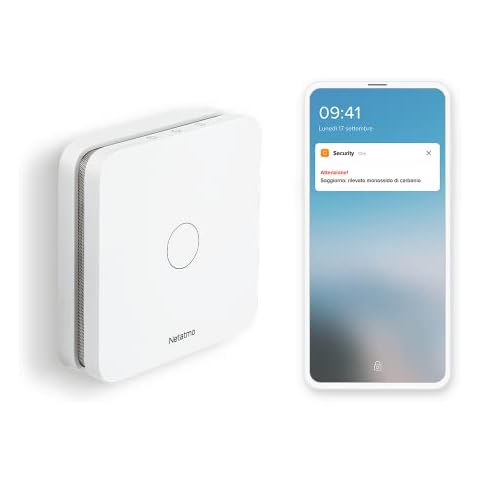Netatmo NCO-IT Carbon Monoxide Detector, Usable Cover