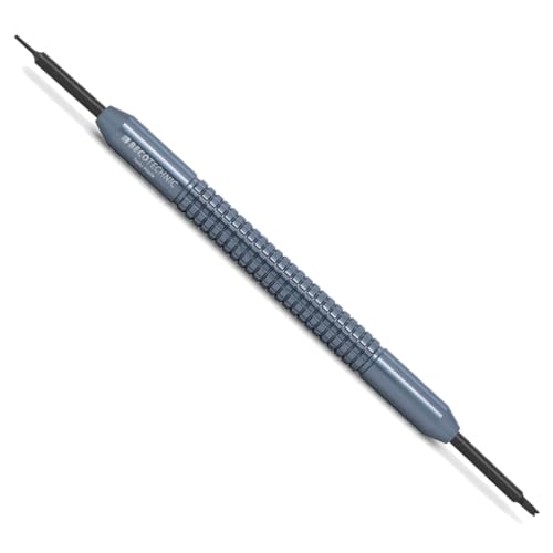 Outil de barrette à ressort pour bracelet montre aluminium bleu 140 mm pour atelier maison