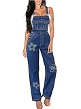 Hybrid & Company Womens Stretch Denim Overalls PVJ6041 MEDIUM WAS M
