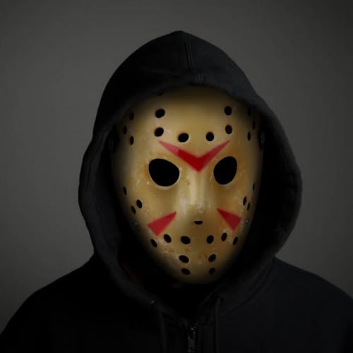 Landisun Mosqueda Cosplay Mask Machete Costume Halloween Horror Yellow 13