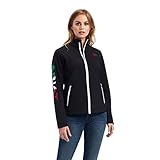 ARIAT Women Classic Athletic-shell-jackets, Black/White, XX-Large US