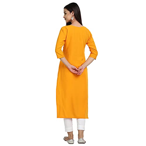 Image of Women's Crepe Straight Kurta
