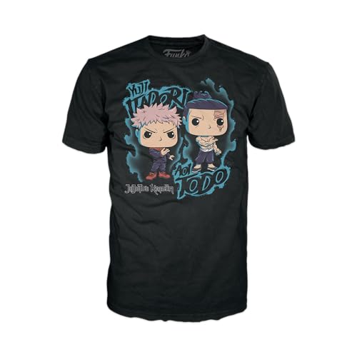 Funko Boxed Tee: JJK, Yuji & Aoi, Medium, Jujutsu Kaisen, T-Shirt, Clothes, Gift Idea