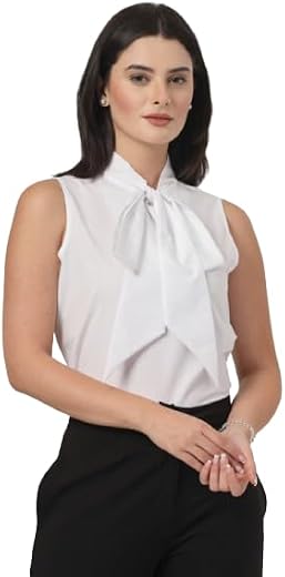 Style Quotient Women Solid Tan Polycotton Formal Top