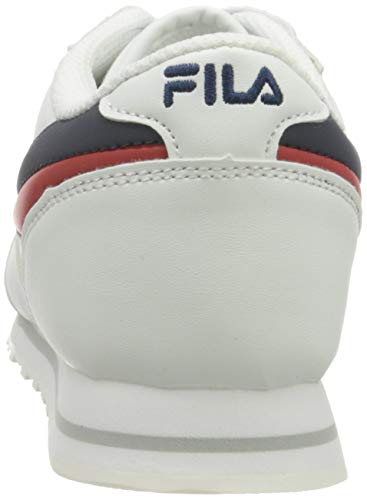 FILA Baskets Orbit pour enfant, chaussures unisexes blanches style rétro - 3