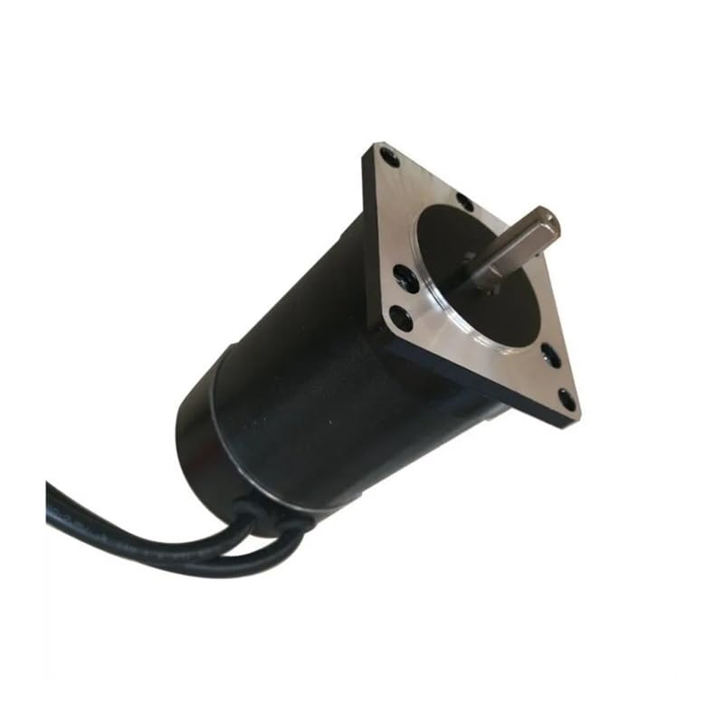 POWTAXBJGD Square Flange 57mm Round Body 24V 1000RPM 60W 0.6N.m Brushless DC Electronic Starter Length 95mm BLDC Electronic Starter(150W 3000RPM 24V)