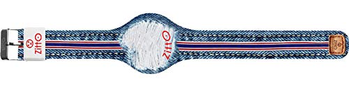 Orologio Digitale Unisex Grande Zitto Jeans Street Edition In Silicone Blu Jeans Outofline-Max-Kg
