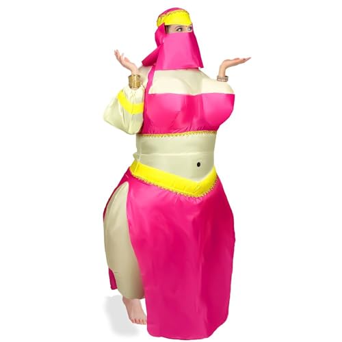 Rafalacy Inflatable Sumo Wrestler Suit Costume for Adult Blow up Halloween Party Fat Suit Fancy Families Member Game - Image 3