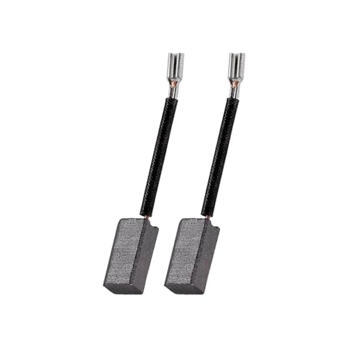 Lot de 2 balais de charbon pour Hitachi CNF35U G10SD2 G12SA2 G12SA3 G12SE G12SE2 G13SB2 G13SB3 G13SE G13SE2 - 6,5 x 9 x 17 mm