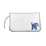 Logo Brands Memphis Tigers Clear Wristlet