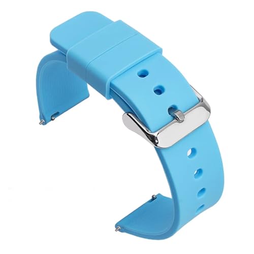 [-ł] VRXgbv 12/14/16/18/20/22/24mm \tgNCbN[Xo[X}[gEHb`oh Samsung GalaxyΉ GarminΉ HuaweiΉ XguXbg(Sky blue,14mm)