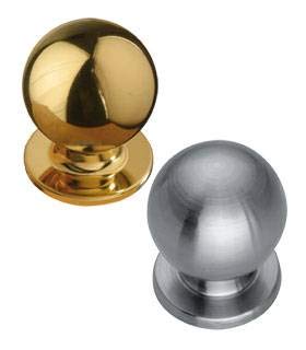 Ansamer 27291 Pommeau de tirage en nickel brossé 30 mm