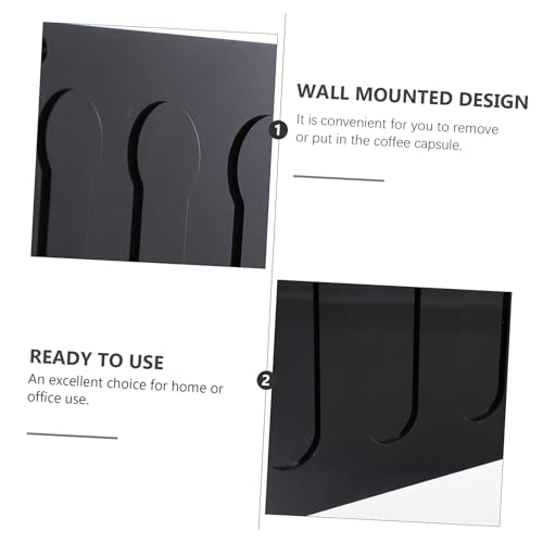 Étagère de rangement pour capsules de café en acrylique premium