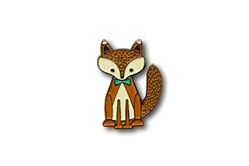 Oh Hello Co, Autumn Critter Fox Enamel Pin, Cute and Perfect Accessory for Backpack, Jacket, Lapel, or Hat