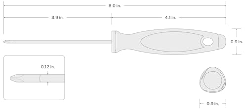 Image of P0 Screwdriver (4 in. Shank) | DWP00300