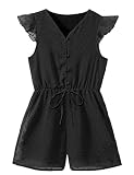 ADIFUN Teen Girl Clothes 12-13 Years old Trendy Girls Romper Jumpsuits Cool And Breathable Girls Sum