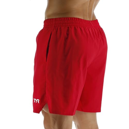 TYR Men's Solid Guard Deck-x Swim Short4