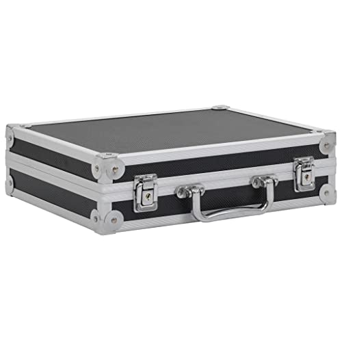 Mallette pour arme à feu en aluminium rigide vidaXL valise à pistolet robuste et durable