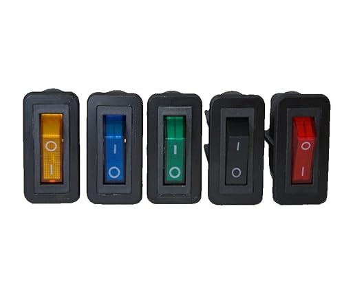 2 Stk Ersatz Schalter für Ford Sitzheizung Fiesta, Mondeo, Transit, Ranger, KA, Cougar, Escort, Fusion usw. (Rot) - Ersatz für 93BG-19K314-AA