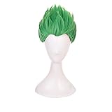 SpeedBeauty Man's Short Green Special Shape Green Cosplay Wig Halloween Wig for Gme