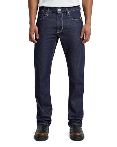 G-Star Herren Mosa Straight Jeans Jeans, Blau (Stay Raw Denim D23692-d316-d926), 27W / 32L – Ansicht 1