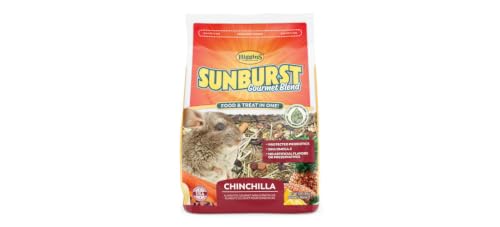 Higgins 466034 Sunburst Gourmet Chinchilla Food Mix 3 Lb (1 Pack), One Size