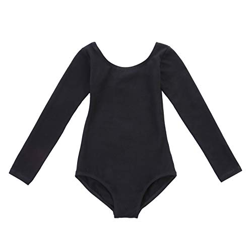Stelle CG170020-BK-130-1 Girls Long Sleeve Team Basic Leotard Ballet Dance Gymnastics thumb #3