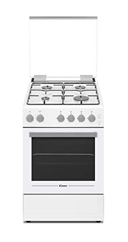 Candy CCGG512SW/E - Cocina libre instalación 50cms - Encimera gas 4 zonas...