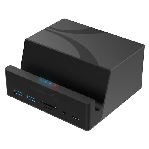 Sabrent DS-UICA Usb-C Universal Laptop Docking Station With 85W Charging, Dual Monitor Displaylink Dock For Laptops, Ultrabooks cover
