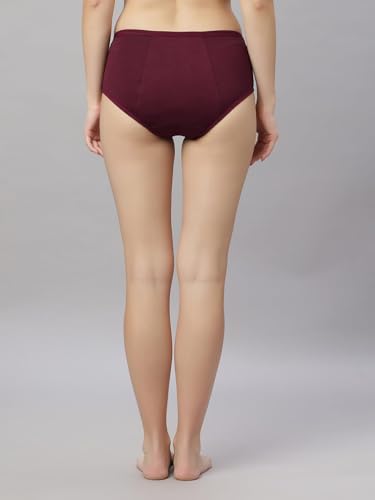 Image of GLAMORAS Cotton Reusable Period Panty for Women | No Stain, Leak Proof, Comfortable Period Panties | No Pads Period Underwear Suitable for Medium to Heavy Flow - (Pack of 2)