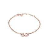 Emporio Armani Pulsera mujer de latón en tono oro rosa, EGS3283221