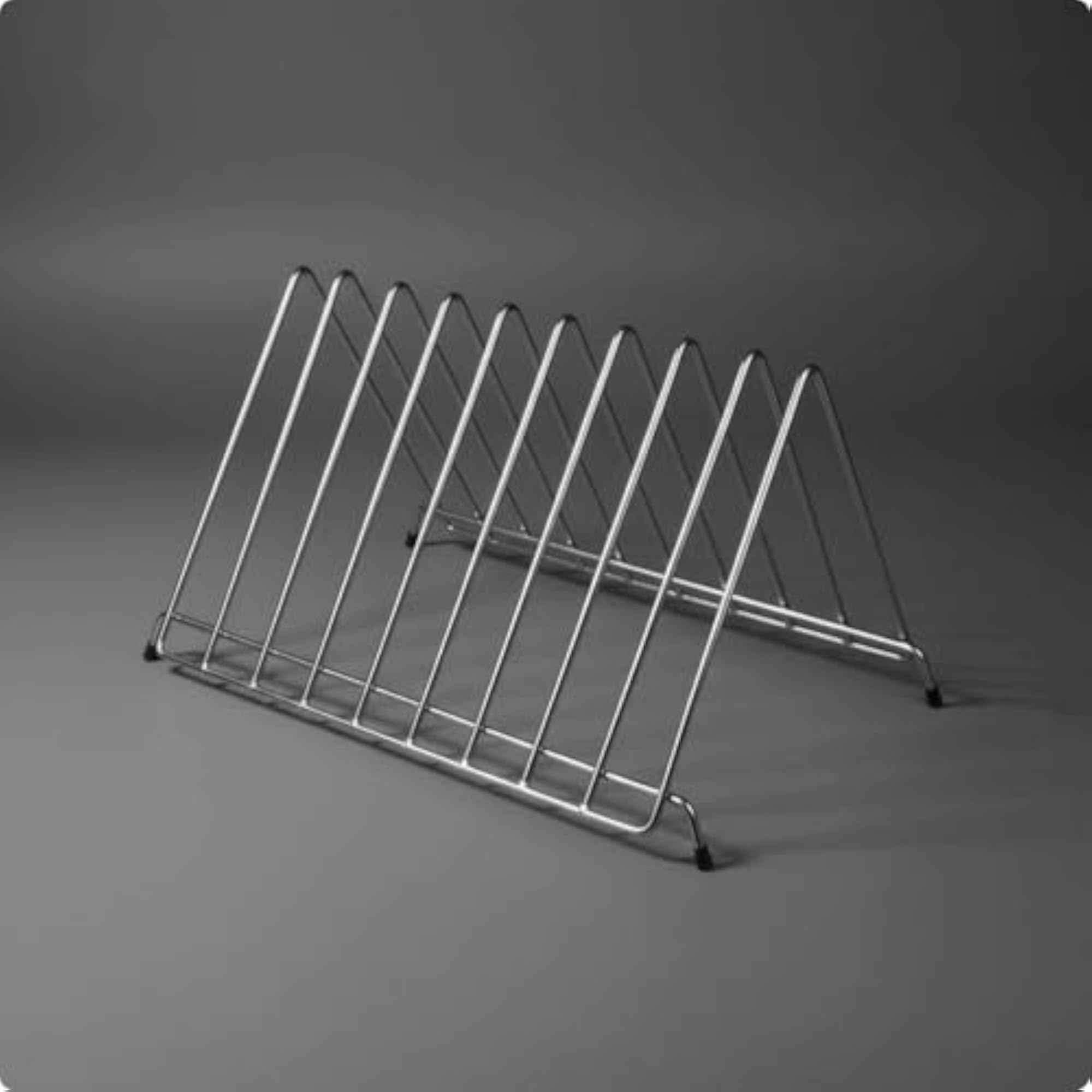 Rust-Resistant 6 Slot Chopping Board Stand Heavy Duty