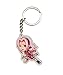 DYNAMIS Kunai-throwing Sakura Keychain / Sakura Haruno ready for battle Key Chain (2 inches tall)