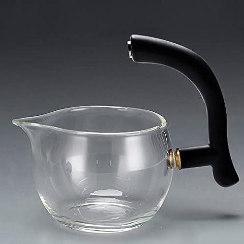Lazy Kungfu Drip TeaPot Parts and Accessories, Heat Resistant Tea Set, Semi-Automatic Glass Teapot Suit for Magnetic Water Flow Wooden Glass Teapot Set (GongCup) Cover
