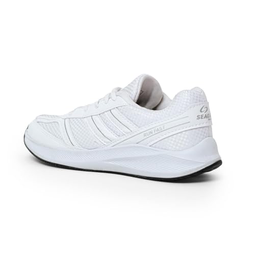 Image of SEAGA Sports Men's Lightweight Sports Running Shoes with Breathable Mesh & Cushioned Sole and Comfortable Shoes