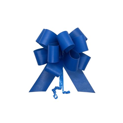 Laço Pronto Para Presente e Embalagem - Laço Eco Flor Grande 10 Unidades (AZUL ROYAL)