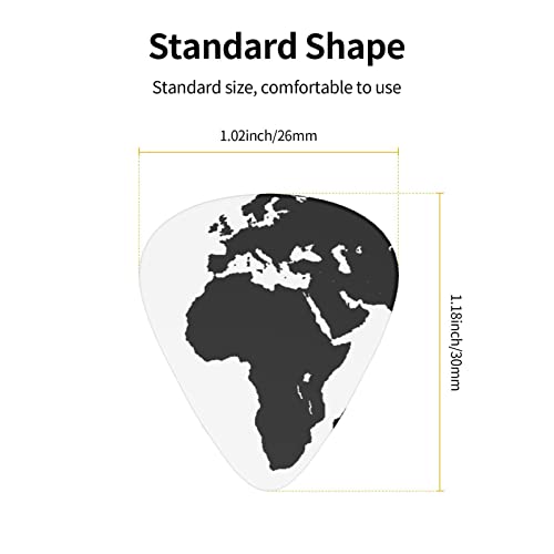 Médiator carte du monde pour guitare 12 médiators tendance et durables dans une boîte pour ukulélé guitare électrique basse - Les Beatles, Paul McCartney, John Lennon, RIngo Starr, George Harrison Médiator carte du monde pour guitare 12 médiators tendance et durables dans une boîte pour ukulélé guitare électrique basse – Image 5