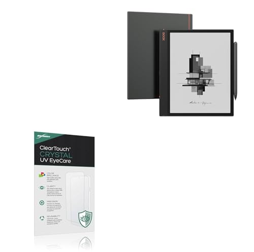 BoxWave Screen Protector Compatible With ONYX BOOX Note Air3 - ClearTouch Crystal Anti-UV EyeCare (2-Pack), Filters out Harmful Blue Light Reduce Fatigue