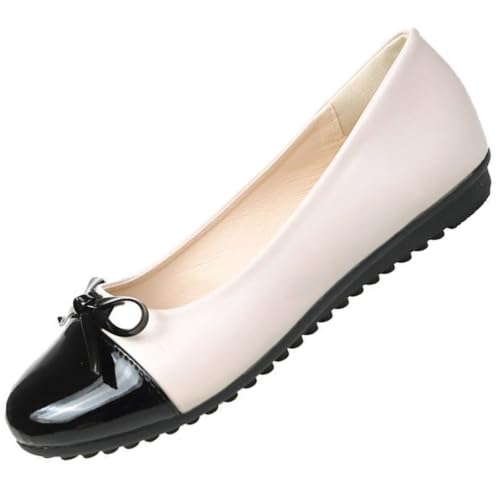 Ballerine da donna con fiocco elegante senza...
