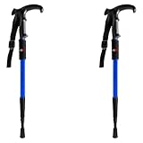 Kit 2 Bastão Bengala Cajado Retrátil Alumínio C ...