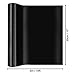 Belle Vous Rollo Vinilo Negro - (30cmx3 m) Rollo Vinilo Autoadhesivo -...