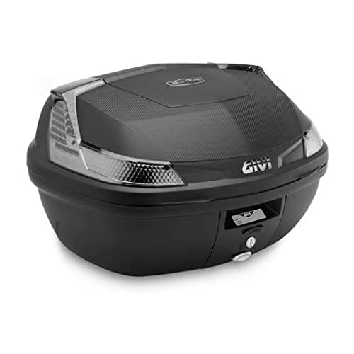 Givi B47NTML Blade Tech Monolock Topcase avec une Plaque Carbon Optik
