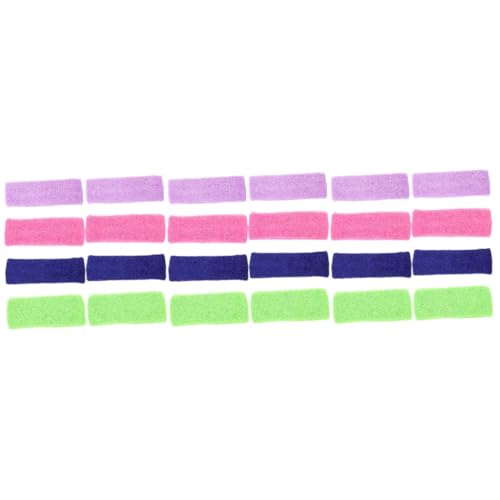 Bandeau de sport en coton noir large absorbant la transpiration Toddmomy
