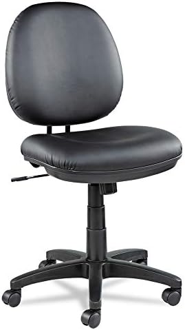 Alera ALEIN4819 Alera Interval Series Swivel/tilt Task Chair, Leather, Black